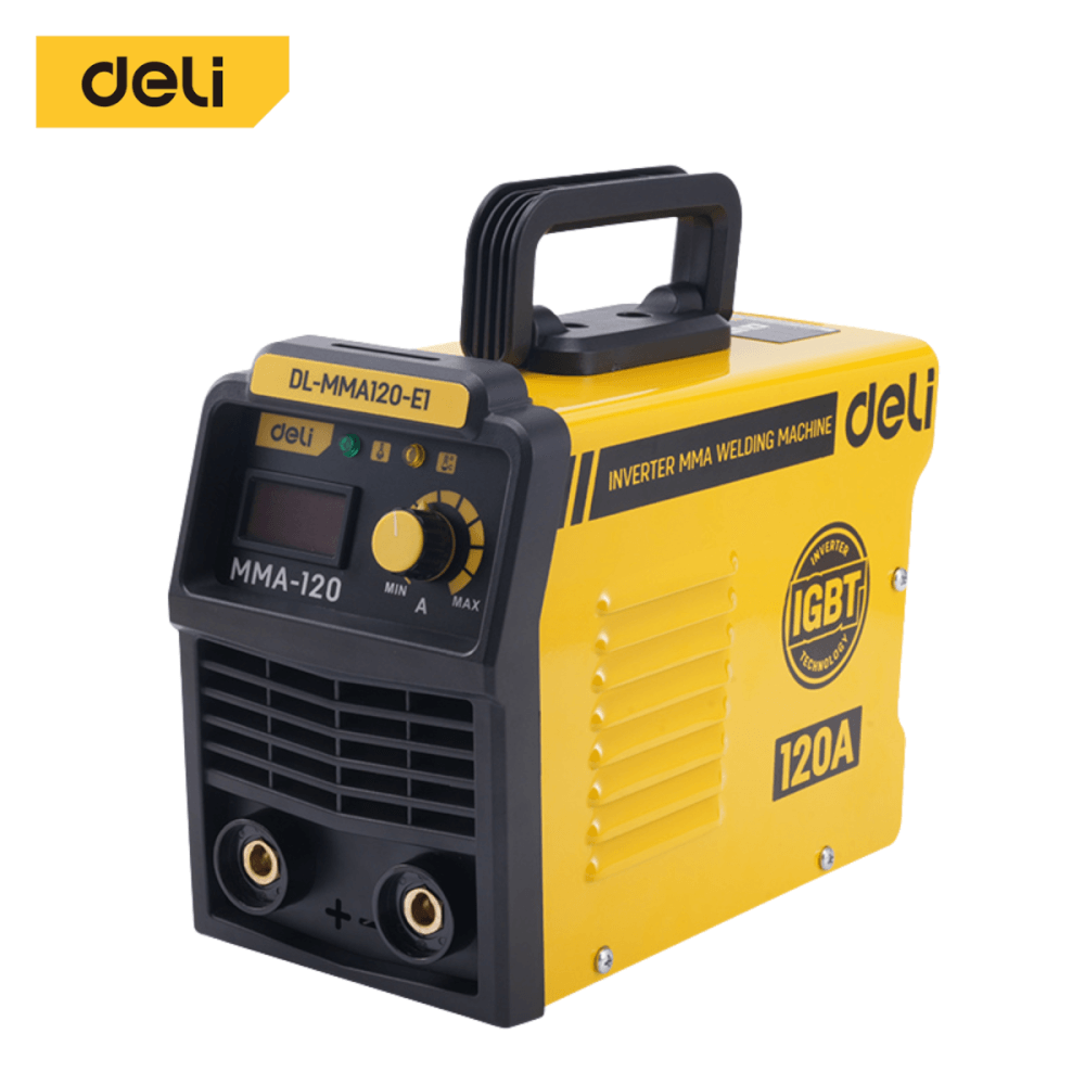 เครื่องเชื่อม INVERTER DELI EDL-MMA120-E1-YL-01 120A หน้าจอ LED สีเหลือง_11